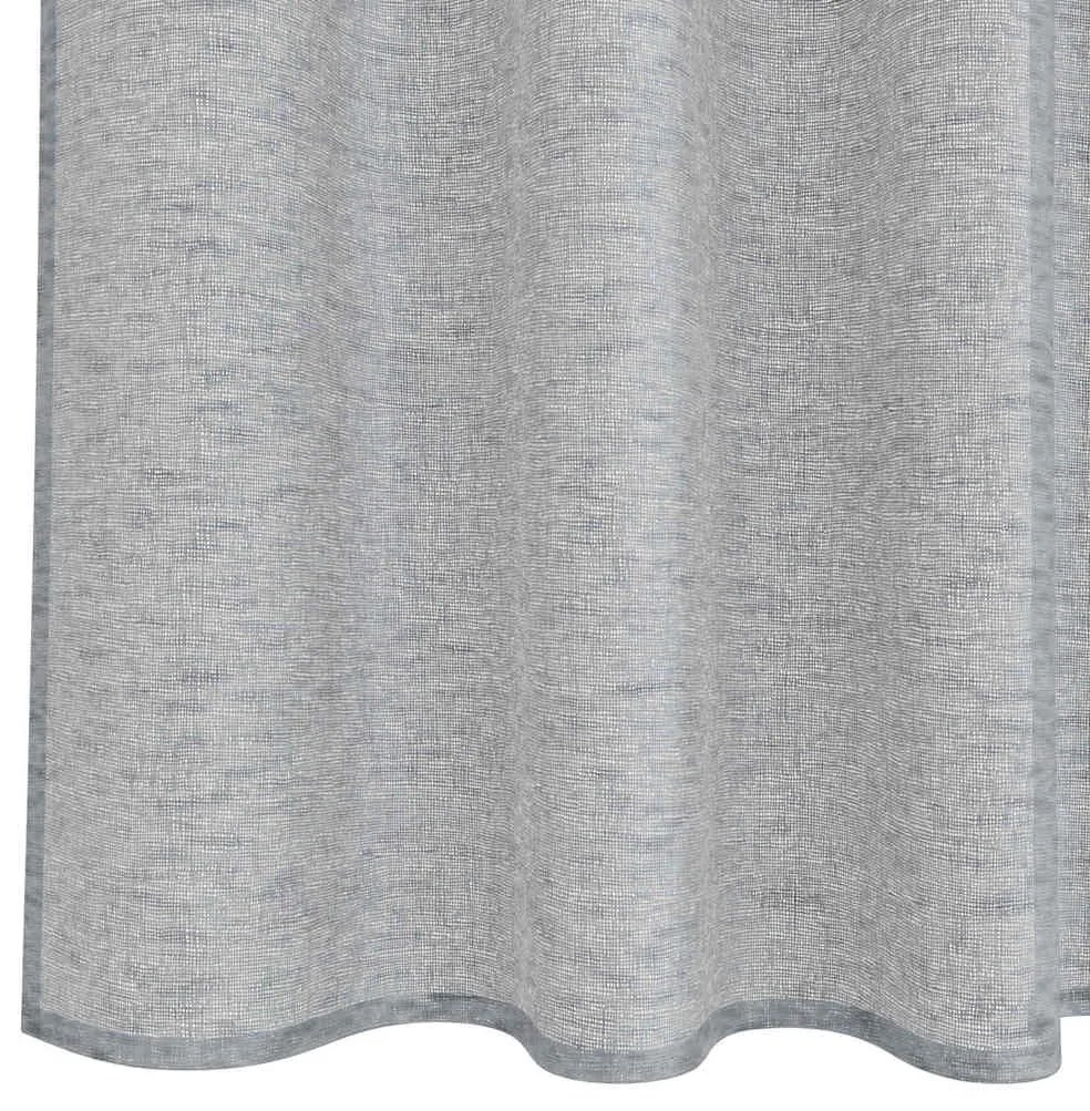 Cortinas 2 pcs Cinzento-escuro 140 x 260 cm Poliéster
