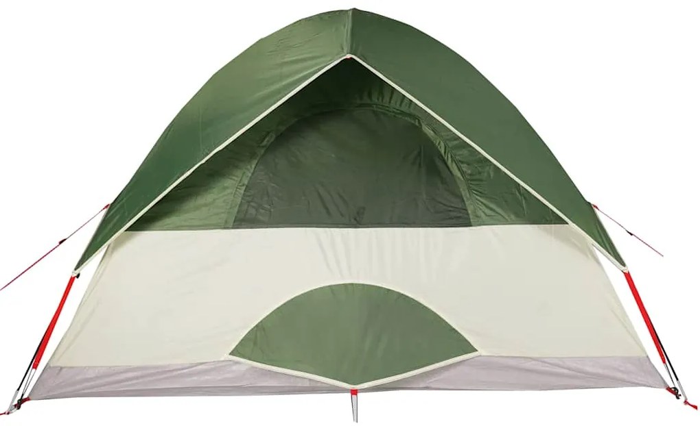 Tenda de campismo cúpula para 2 pessoas impermeável verde