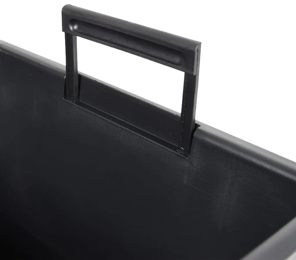 Vaso c/ interior removível 21/49 L + aspeto cimento antracite