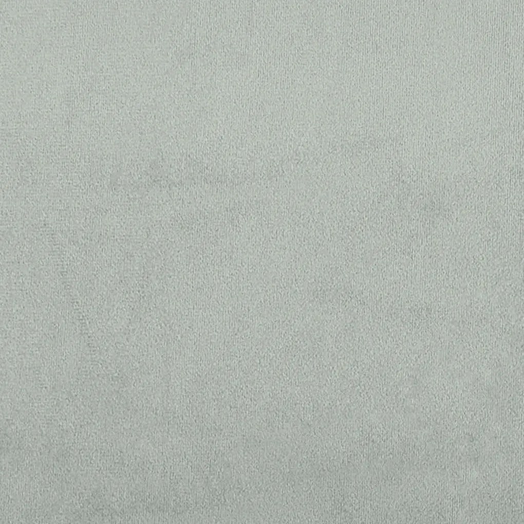 Estrutura de cama sem colchão 90x190 cm veludo cinzento-claro