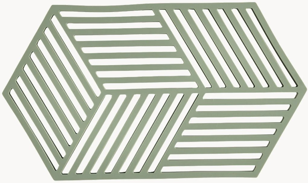 Bases para copos grandes de silicone Hexagon, conjunto de 2