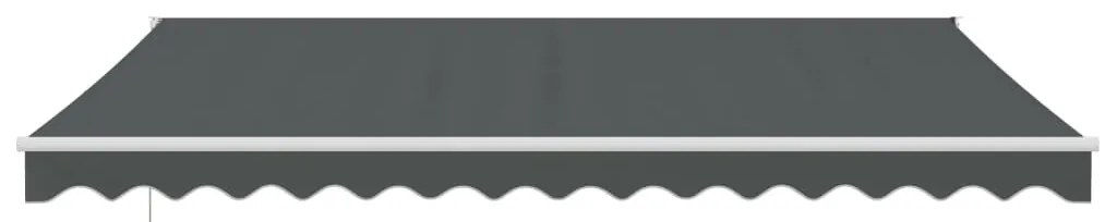 Toldo retrátil automático 4x3 m antracite