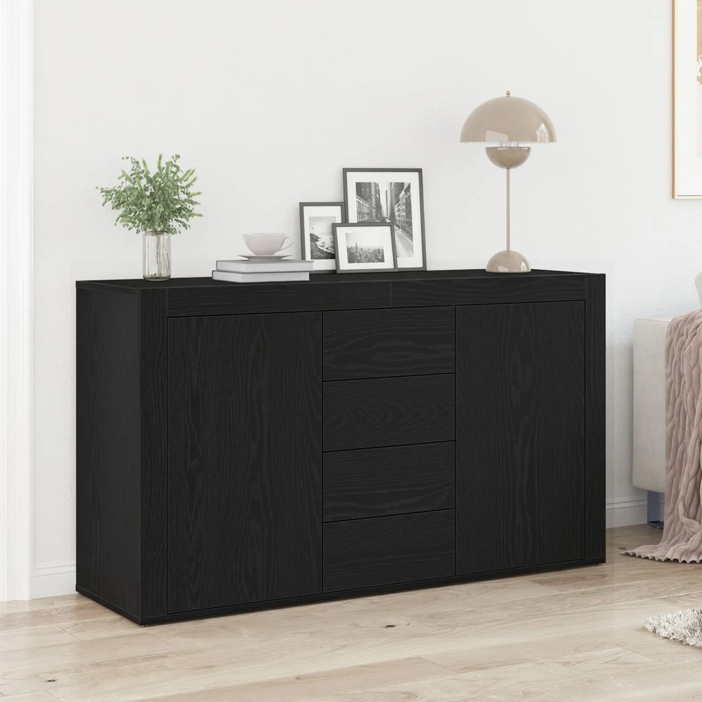 Buffet Carvalho Preto Madeira de engenharia 120 x 36 x 69 cm