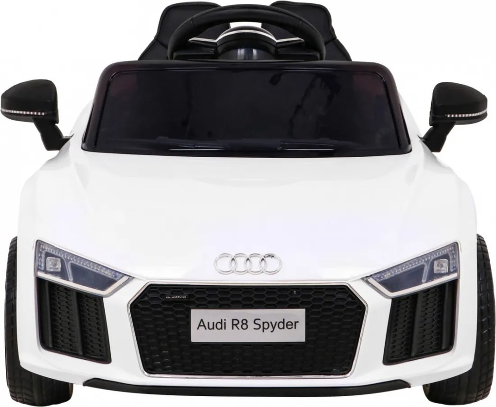 Carro elétrico para Crianças 12V Audi R8 Rodas de EVA Branco
