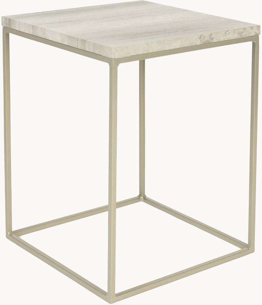 Mesa de apoio com tampo em mármore Stray