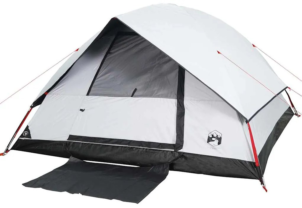 Tenda familiar cúpula p/ 6 pessoas opaca impermeável branco