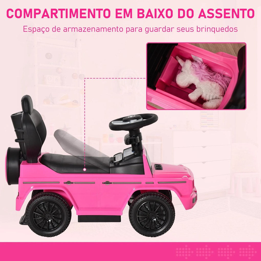 HOMCOM Carro de Passeio Carro Andador para Crianças acima de 12 Meses