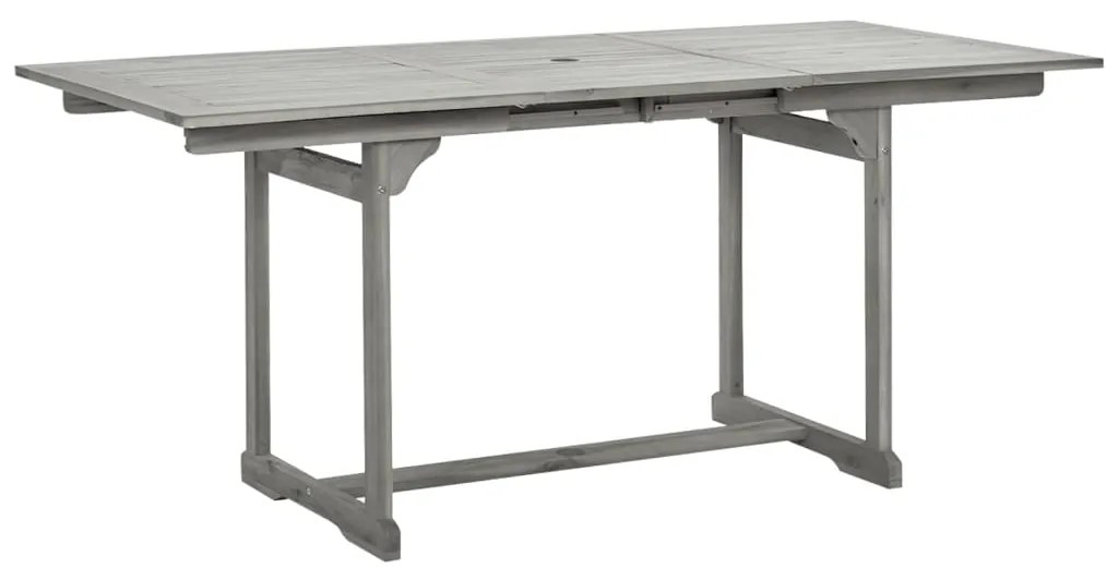 Conjunto de jantar p/ jardim 5 pcs madeira de acácia maciça