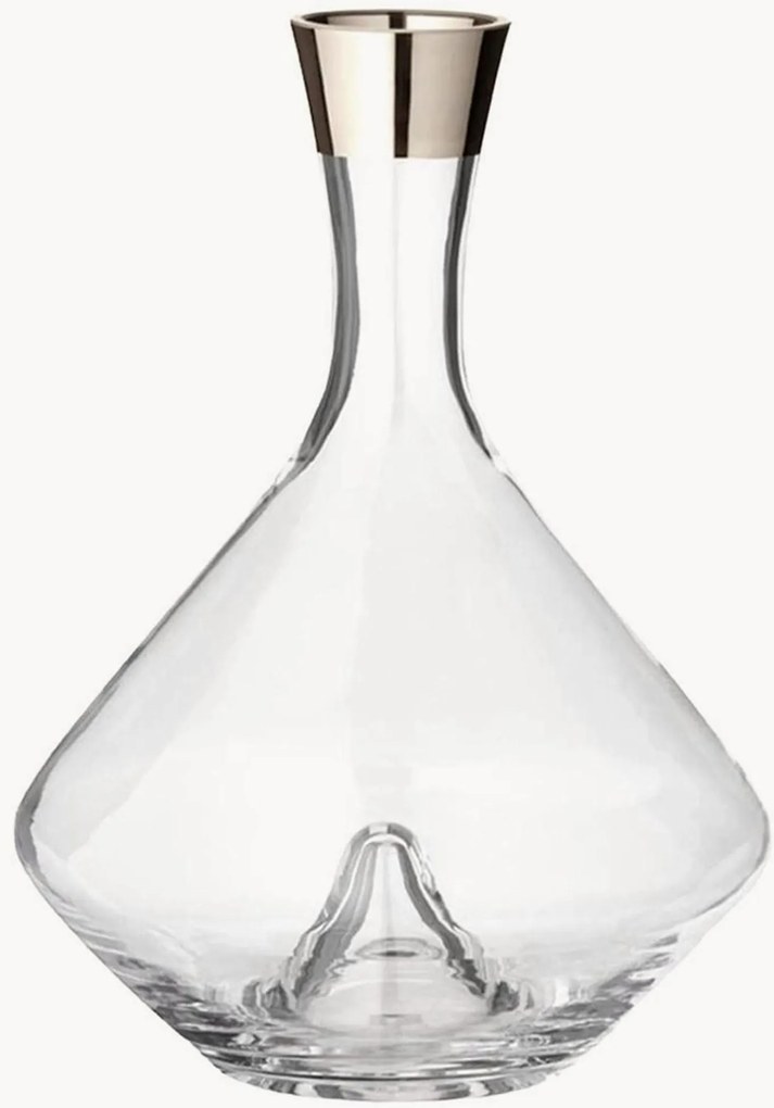 Jarro artesanal com rebordo em platina Frederick, 1,5 L