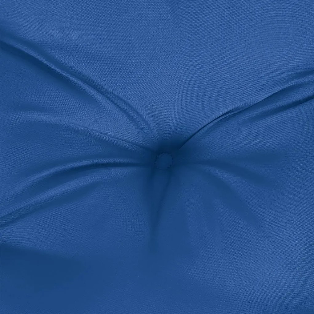 Almofadões banco jardim 2 pcs 150x50x7cm tecido oxford azul