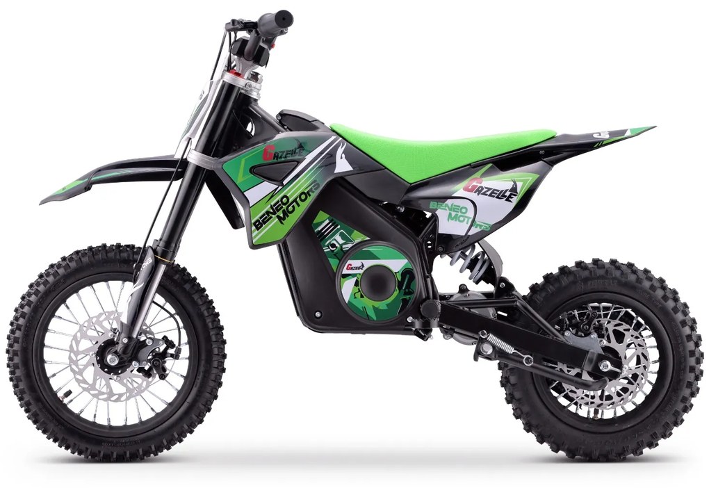 Motocross elétrica para crianças Motors Gazelle 1000 W Verde