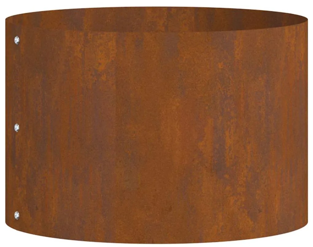 Conjunto de Vasos de Aço Corten Aço corten Médio Durável