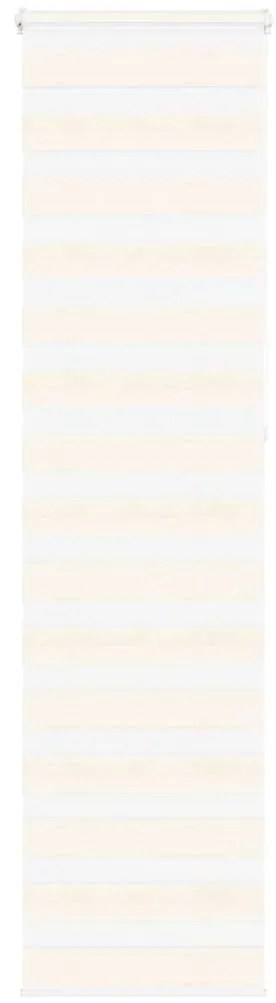 vidaXL Cortina de zebra 55x230 cm largura do tecido 50,9 cm poliéster