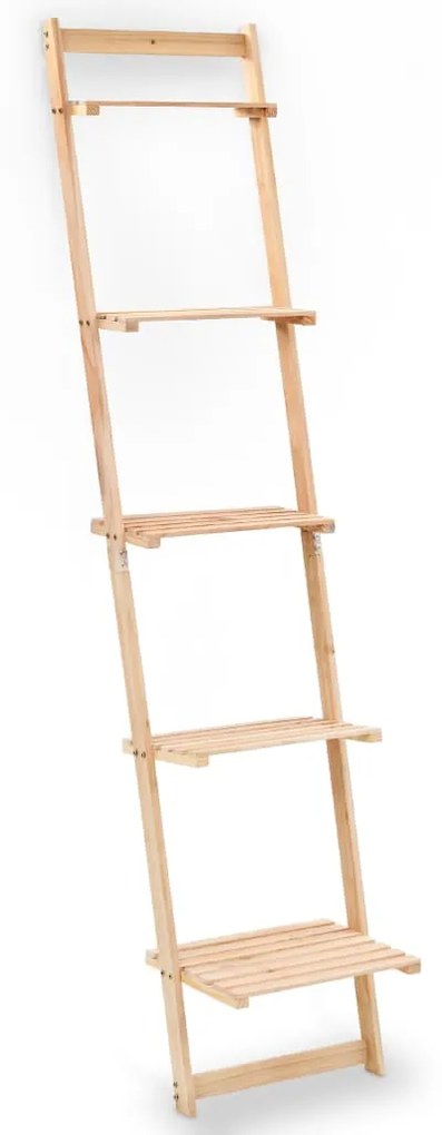 vidaXL Estante escada de parede madeira de cedro 41,5x30x176 cm