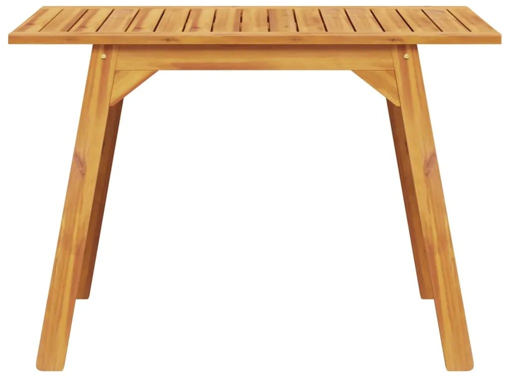 Mesa de jantar p/ jardim 110x56x75 cm madeira de acácia maciça