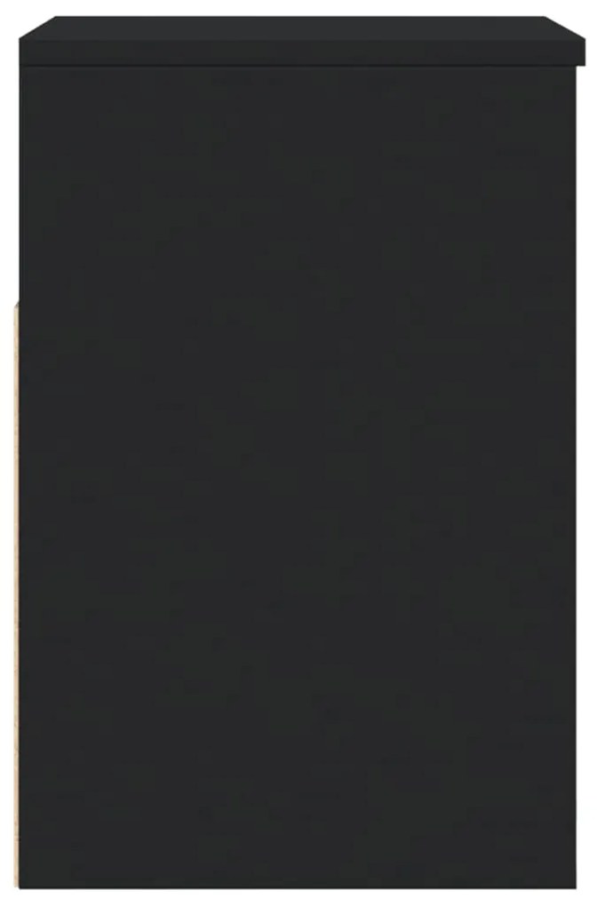 Banco sapateira 60x30x45 cm derivados de madeira preto