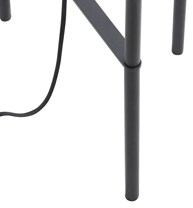 Candeeiro de pé industrial preto - Bliss Vefa