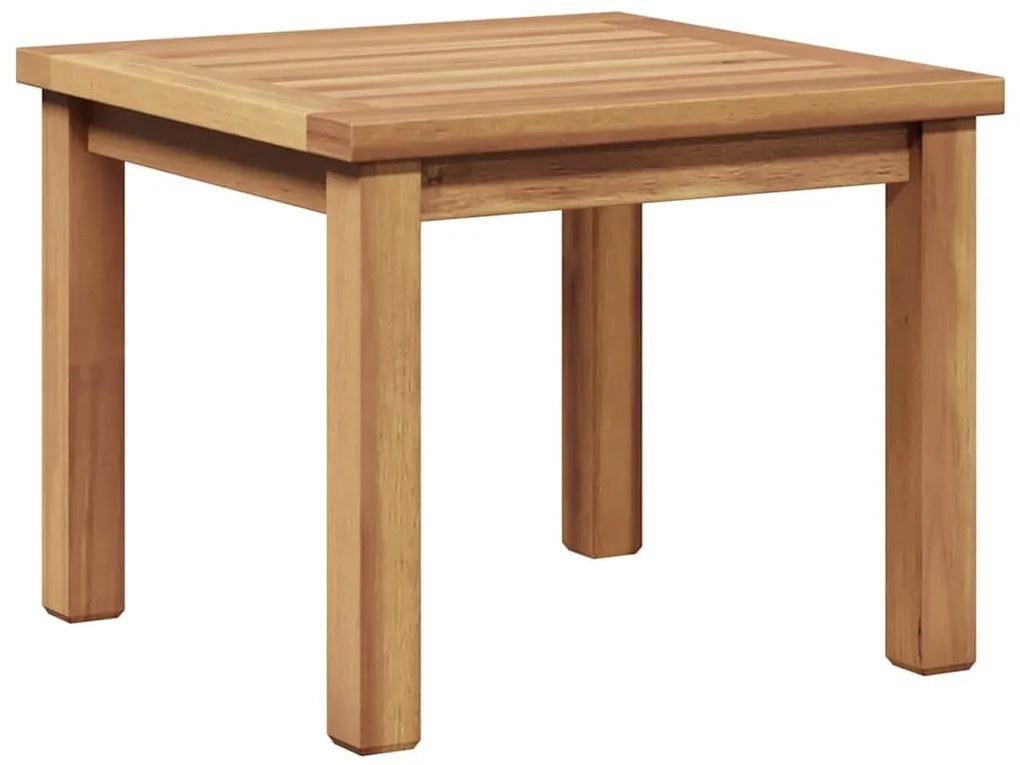 Mesa de centro Castanho 45 x 45 x 36 cm Madeira de teca sólida