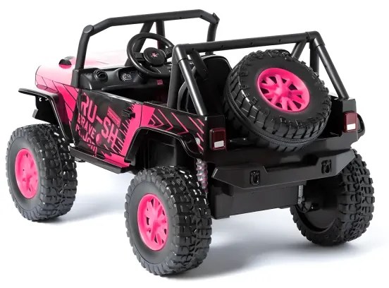 BUGGY RALLY 2 LUGARES CARRO ELÉTRICO INFANTIL 24V ROSA