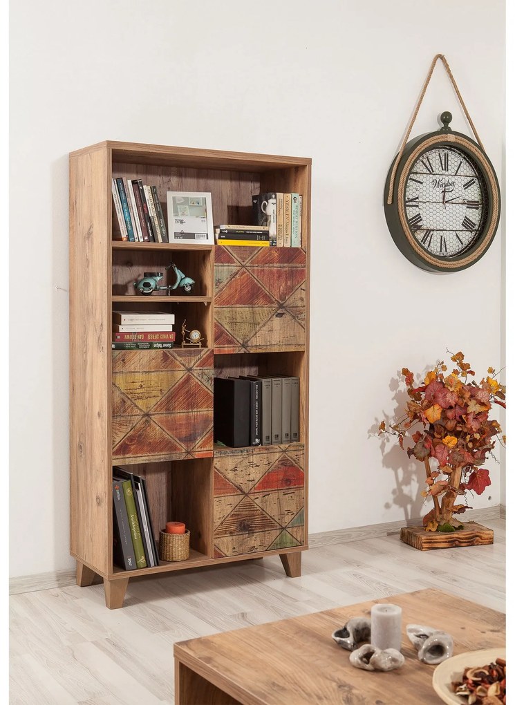 Estante Marina – Pinho Atlântico – 80x155x36 cm