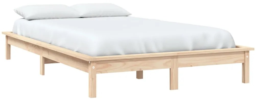 Estrutura de cama super king size 180x200 cm pinho maciço