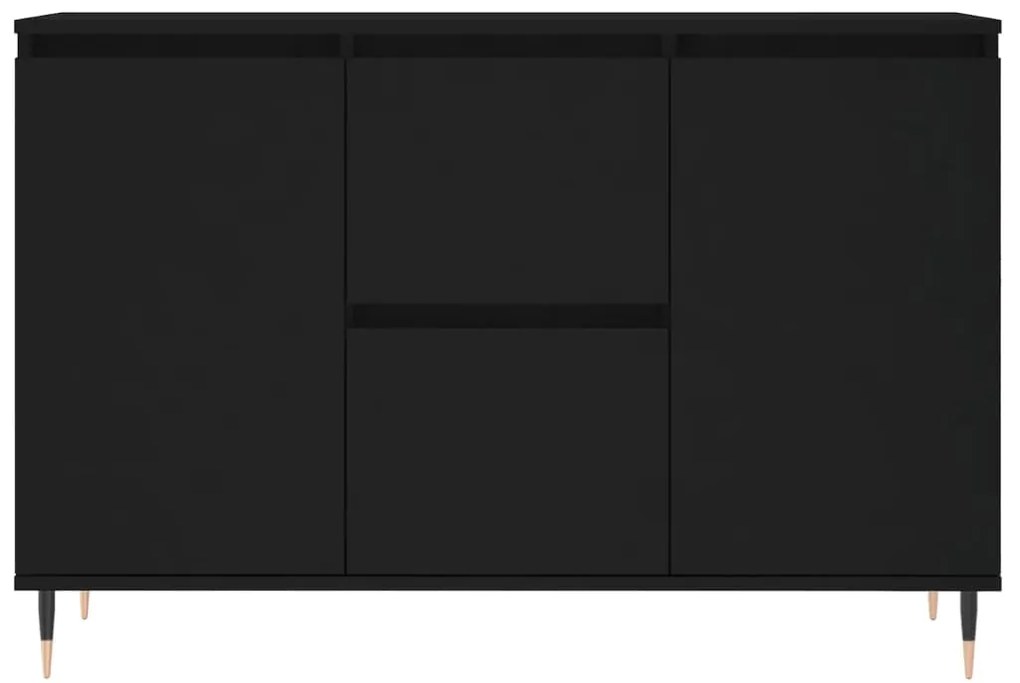 Aparador 104x35x70 cm derivados de madeira preto