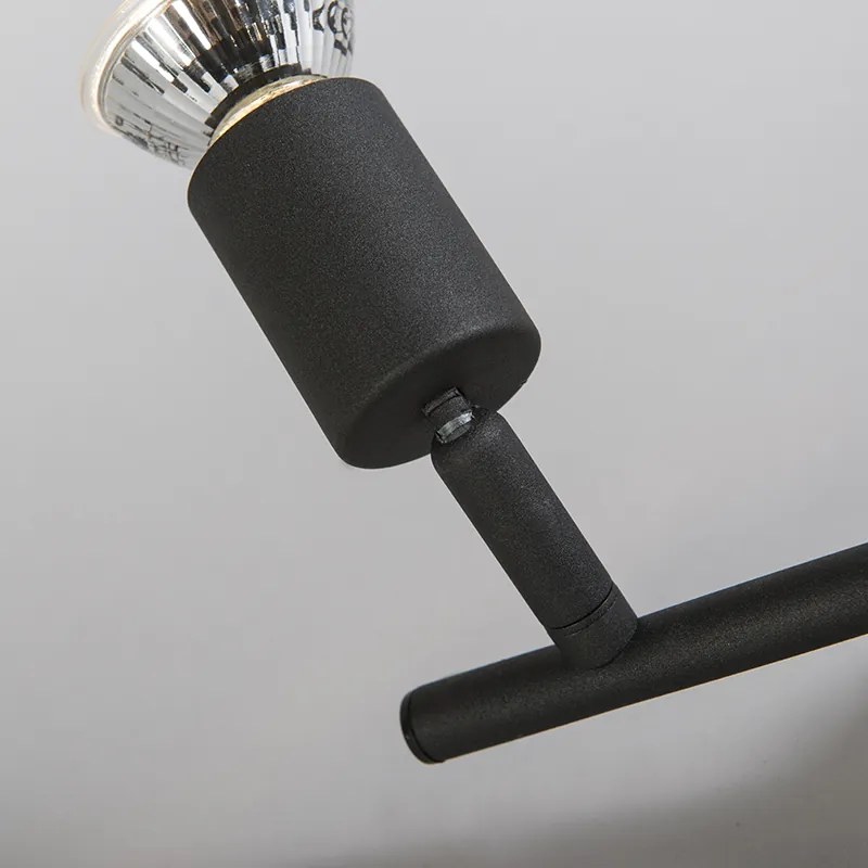 Projetores industriais pretos inclináveis 2-luzes - Jeany