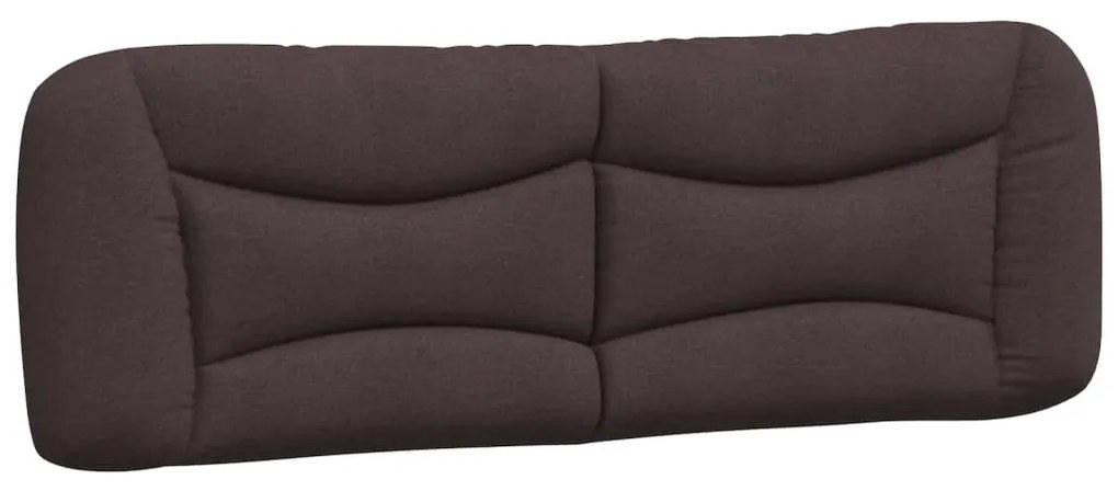 Estrutura de cama com LED sem colchão 160x200 cm tecido