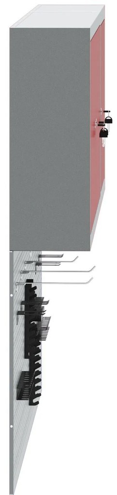 Conjunto de Armário e Painel de Ferramentas de 5 Peças vidaXL Montado