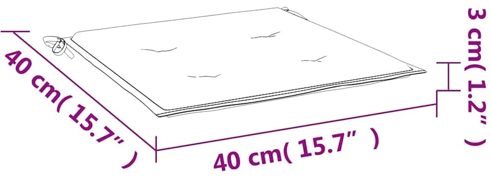 Almofadões cadeiras jardim 2pcs tecido oxford xadrez vermelho
