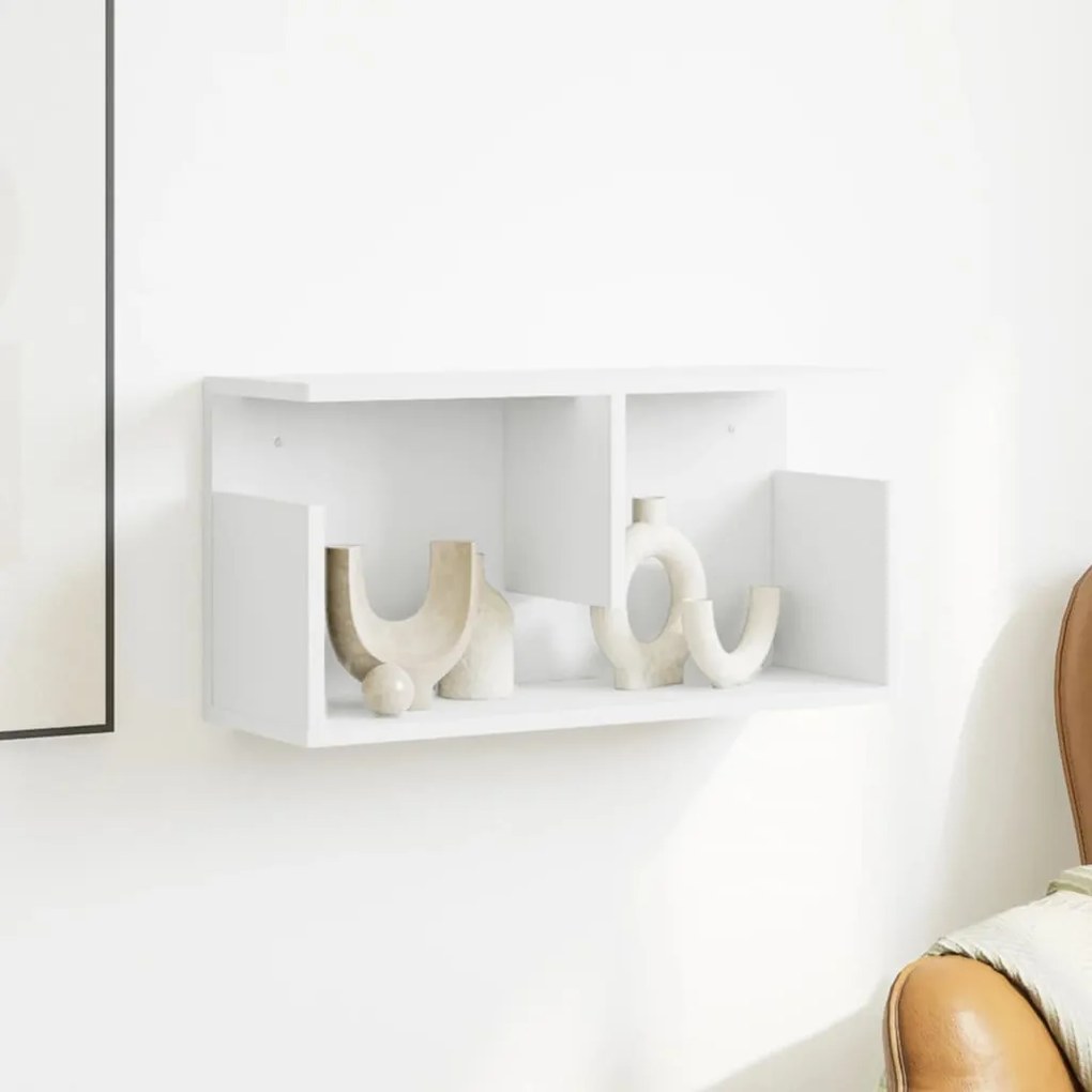 Armário de parede 60x20x30 cm derivados de madeira branco