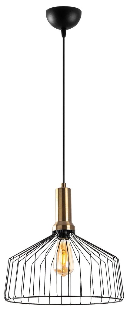 Chandelier Dear – Preto Antique – 34 x 34 cm