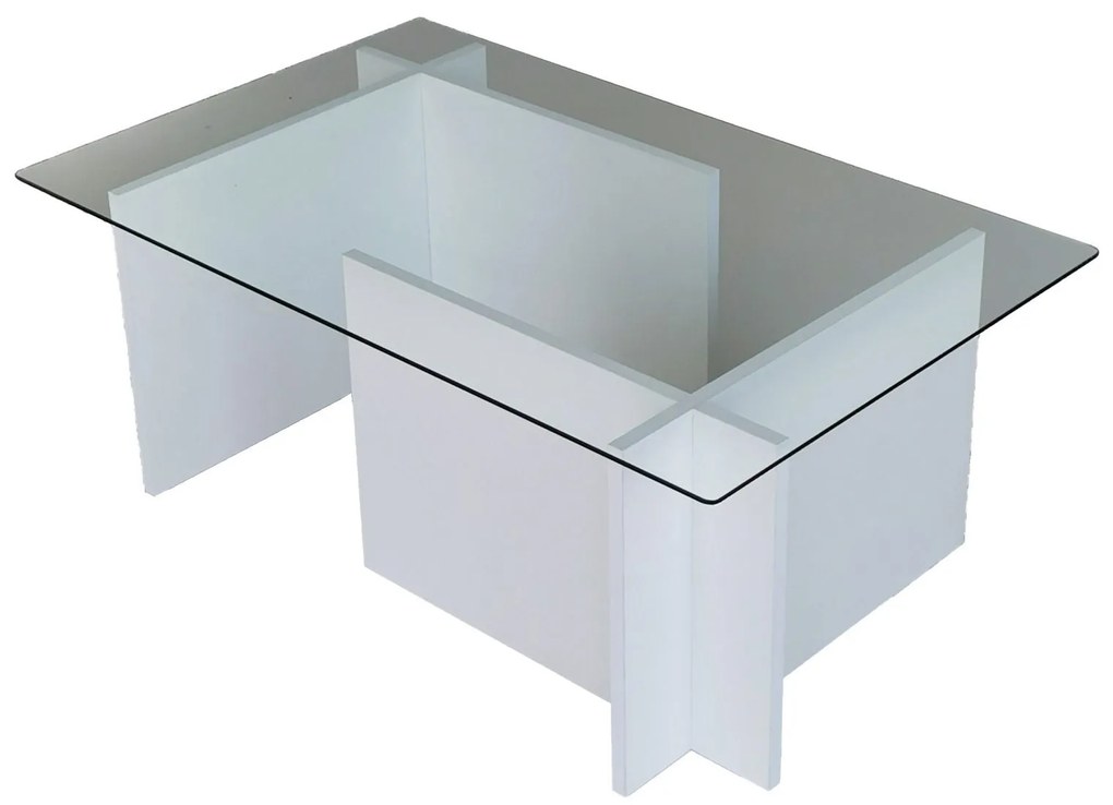 Mesa de Café Escape - Branca - 105x40x65 cm