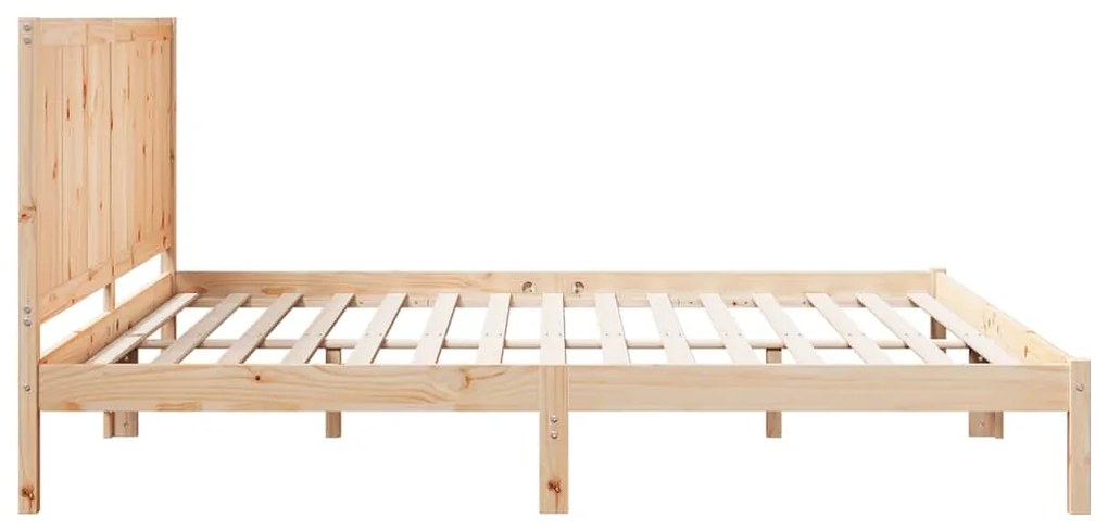 Cama extra longa sem colchão 200x220 cm madeira maciça