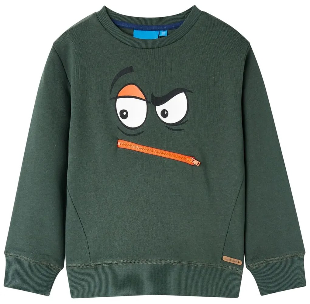 Camisola para criança verde-escuro 92