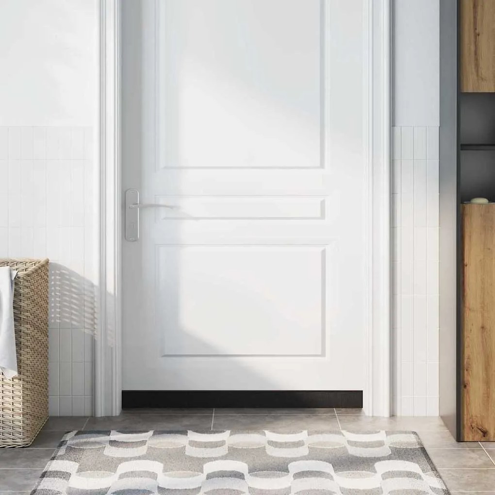 vidaXL Selos de Escovas para Porta com Parafuso 6 pcs Castanho 100 cm