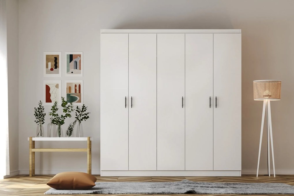 Guarda-roupa Lavinia – Branco – 175x210x50 cm