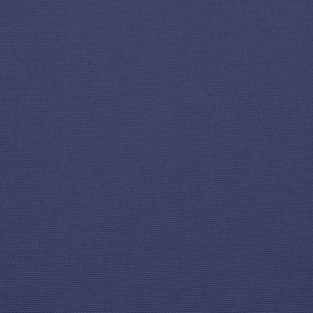 Almofadão p/ banco jardim 120x50x4cm tecido oxford azul-marinho