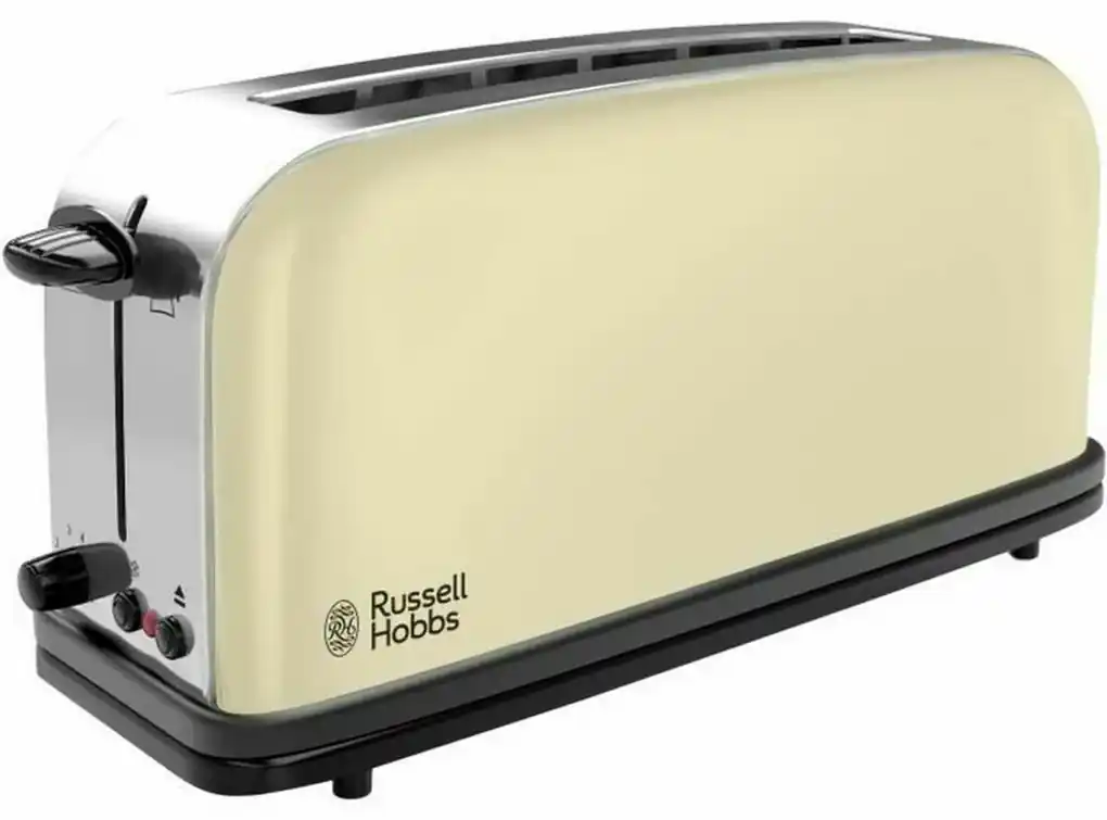 Torradeira vertical Toast&Taste 1600 Retro Double com 2 ranhuras largas e  longas com capacidade para 4 fatias Bege
