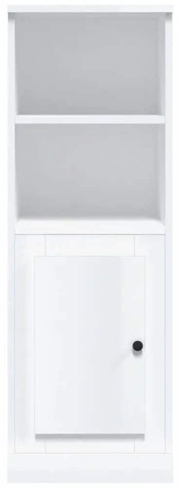 Aparador alto 36x35,5x103,5 cm deriv. madeira branco brilhante
