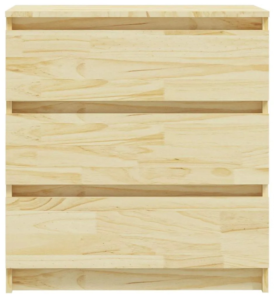 Mesa de cabeceira 60x36x64 cm madeira de pinho maciça