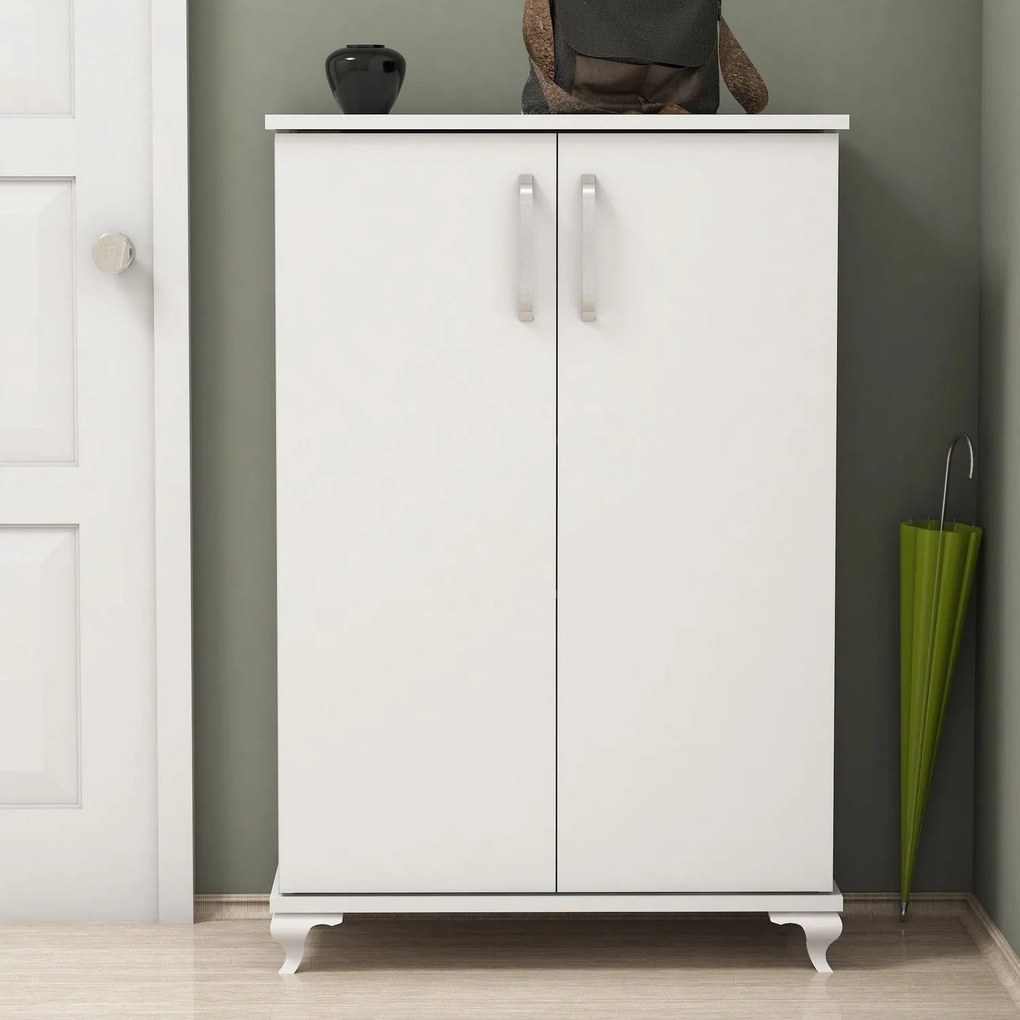 Sapateira Asta – Branco – 72 cm x 100 cm x 32,5 cm