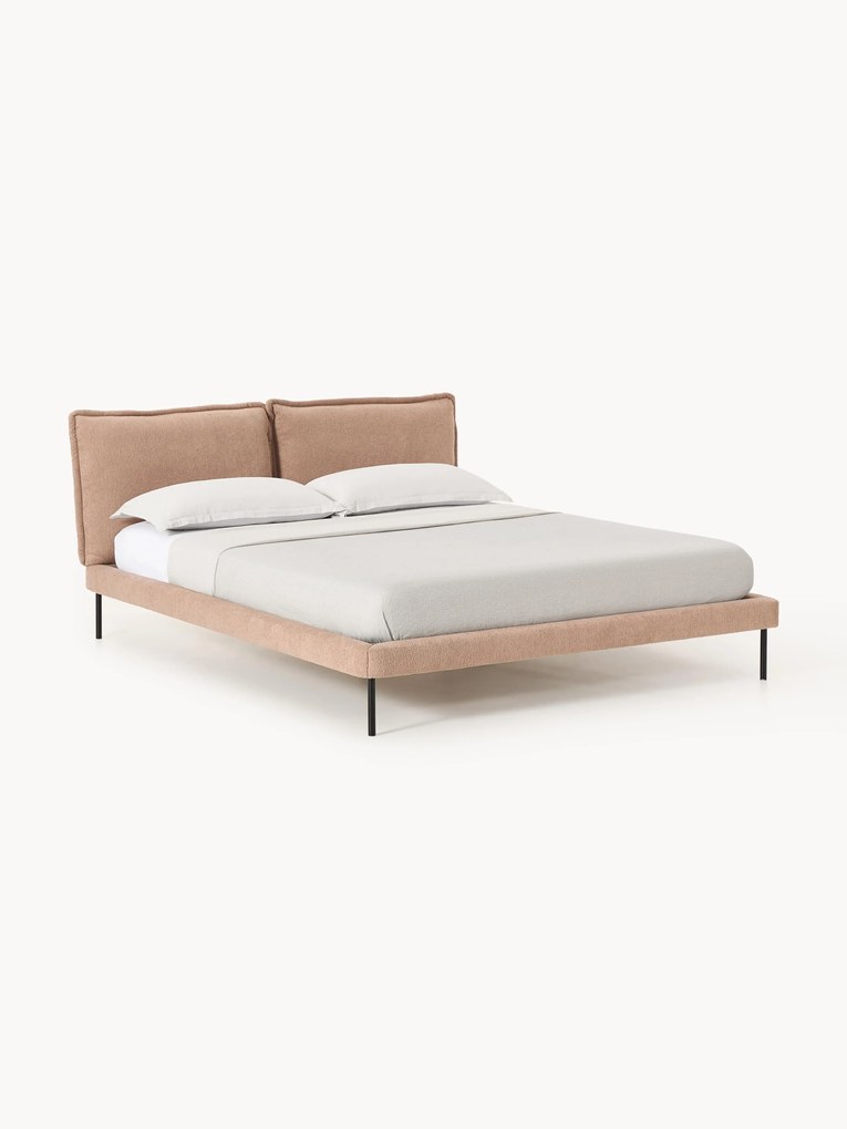 Teddy Bouclé Upholstered Bed Amelia