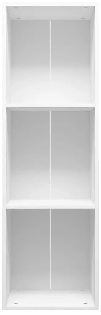 Estante/móvel de TV 36x30x114 cm derivados de madeira branco