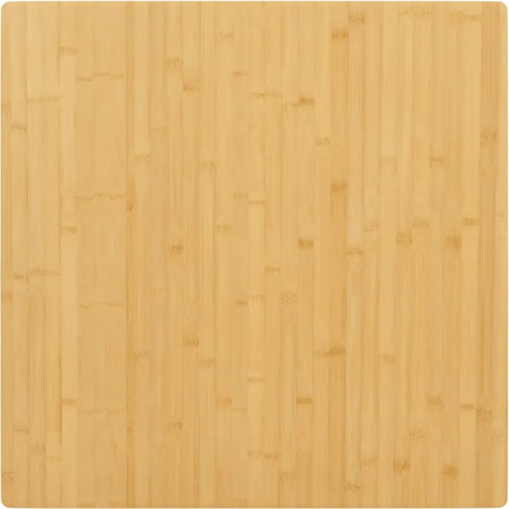 vidaXL Tampo de mesa 90x90x2,5 cm bambu