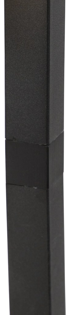 Candeeiro de pé inteligente preto 3 luzes incl. Wifi G95 - Big Cage