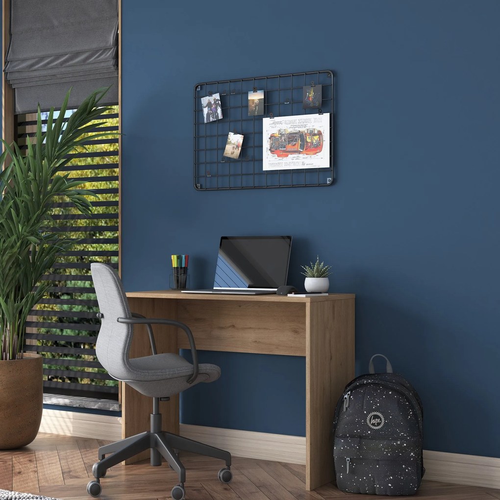 Secretária de Estudo "Simple" – Nogueira, 90x40x73 cm, Design Funciona