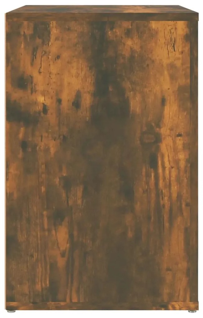 Sapateira 130x35x54 cm derivados de madeira carvalho fumado