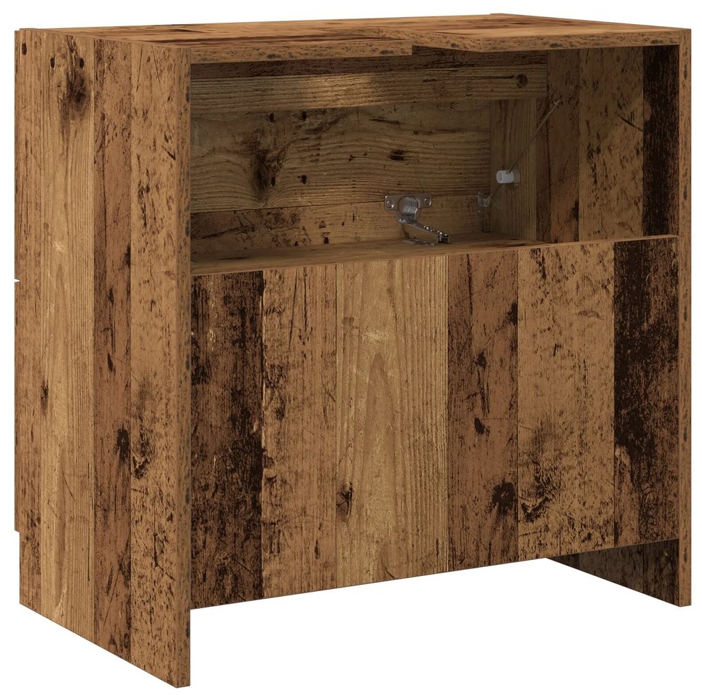 gabinete para pia Madeira Antiga 59x37x59 cm Madeira Industrializada
