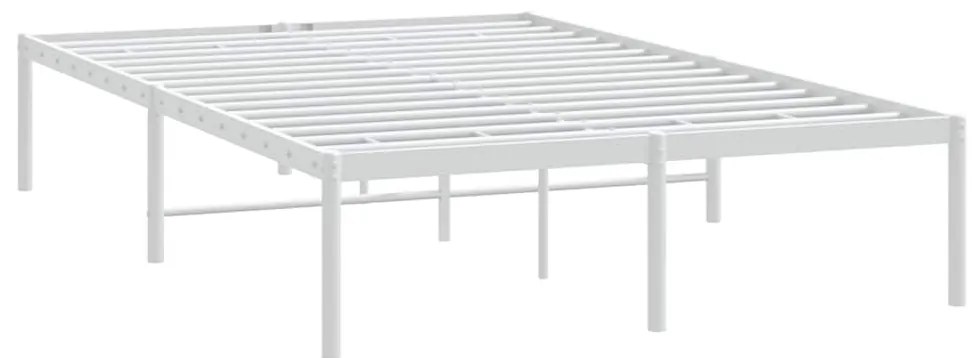 Estrutura de cama 135x190 cm metal branco